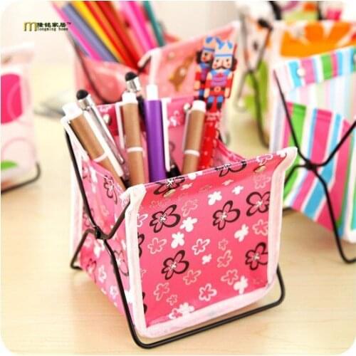 1PC Storage Holder Foldable Table Cosmetic Sundries Shelf Office Desktop Decor Cosmetic Storage Organiser LF 038