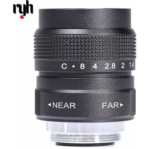 25mm CCTV F1.4 TV Movie lens+C Mount+Metal lens hood For Samsung NX Camera NX1000 NX210 NX20 / NX200 / NX11 / NX100 / NX5 / NX10