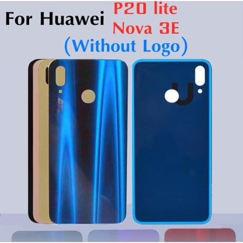 5.84 inch For Huawei nova 3E / P20 Lite Back Battery Cover Rear Housing Glass Door Panel Case
