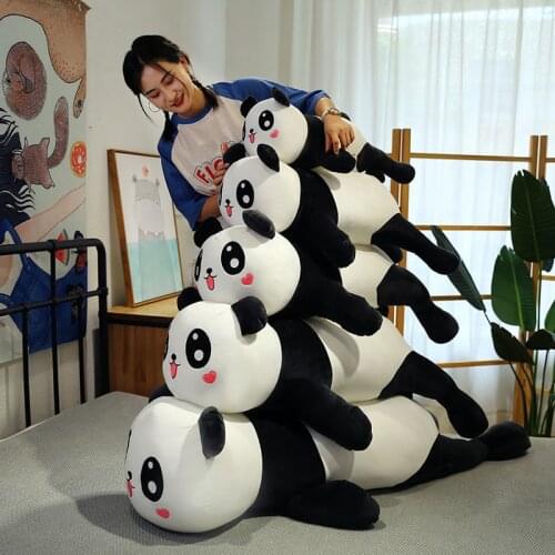 60CM Panda Plush Toys Cute Baby Big Giant Panda Plush Stuffed Animal Doll Animals Toy Pillow Cartoon Kawaii Dolls Gifts