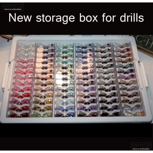 78 grid Portable Diamond Painting Storage Containers Storage box Diamond Painting Accessories tools for diamond embroidery