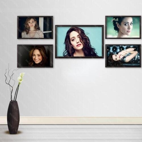 Actor Emmy Rossum Posters Wall Art Decor Picture Modern Home Room Decoration Quality Canvas Painting More Size Customizable