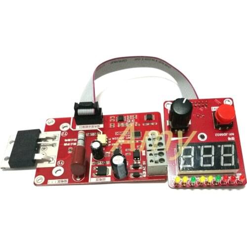 Double pulse encoder spot welding current time control panel counting with voltage compensation digital display 100A