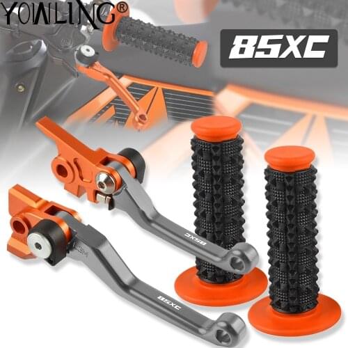 For 85XC 2003 2004 2005 2006 2007 2008 2009 2010 2011 2012 Motorcycle Dirt Bike Brake Clutch Lever Rubber Handle Bar Accessories