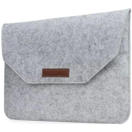 Felt Tablet Pc Clutch Bag,Felt Leisure Envelope Bag,Business Bag,File Package Portable Wrist Bag 11.6/13.3/15.4 Inch
