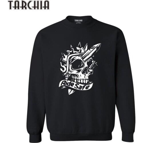 TARCHIA 2021 Men Boy Casual Parental Survetement Homme Fashion Male Pullover Hoodies Sweatshirt Personalized Skull New