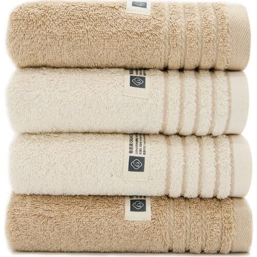 New organic cotton towel 115g long staple cotton pregnant woman plain cotton face towel towel gift