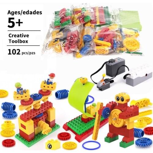 NEW Technical STEM Robot Science Set Big Sizes Particle Building Blocks Parts Educational Institutions Compatible with 9656