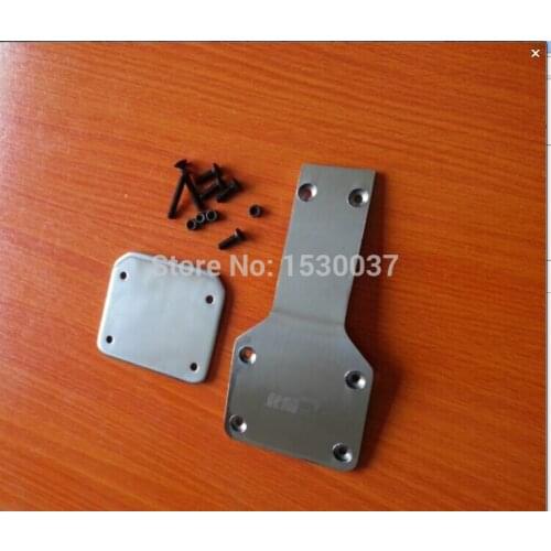 CNC Stainless Steel Front Guard Plate Set for 1/5 Rovan HPI Kingmotor Mcd Gtb Racing BAJA 5b,5t SC SS Truck Rc Car Parts