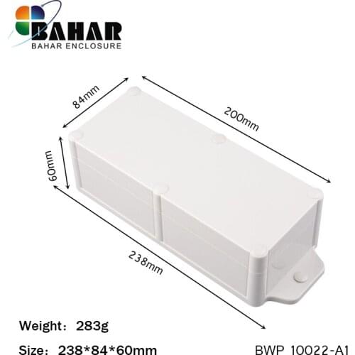 Wall mounting box plastic electronics project waterproof electrical box diy outdoor junction box IP68 abs enclosure 238*84*60mm