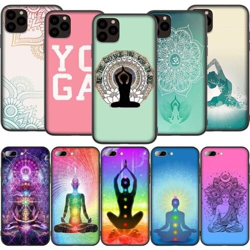 Lavaza K148 Yoga Silicone Soft Case for iPhone 12 Mini 11 Pro XS Max XR X 8 7 6 6S Plus 5 5S SE 2020
