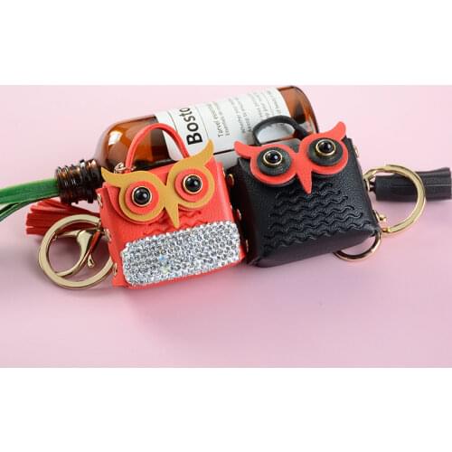 Owl Coin Purse Keychain Cartoon Mobile Phone Bag Small Pendant Bluetooth Headset Protective Cover Small Gift