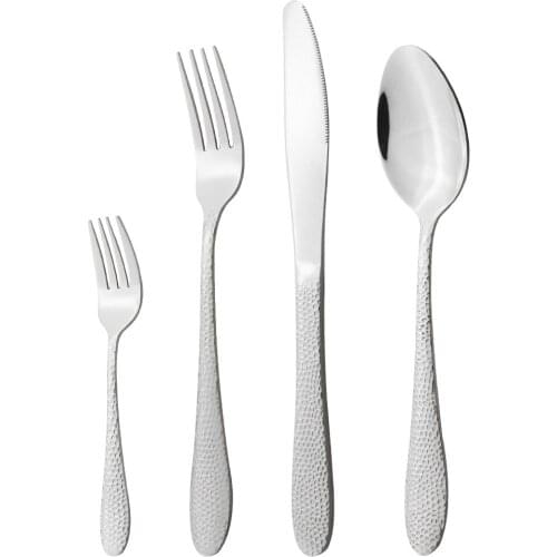 Dinnerware Home Tableware Cutlery Golden Cutlery Stainless Steel Set Silverware Cutlery Complete Dessert Fork Spoons Knives Set