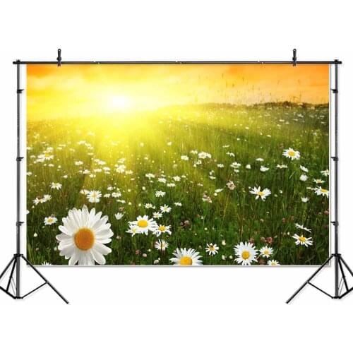 Thin vinyl flower garden nature kids birthday party Banner Backgrounds Printed Professional Indoor Photographic studio Backdrop