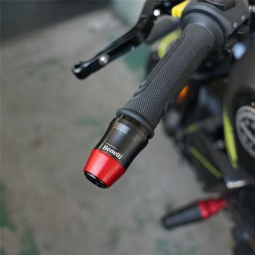 Heavy stainless steel Handlebar Grips Handle Bar End Plugs For Benelli TNT 125 300 302 600 BN 600i 302 251 leoncino 500 250