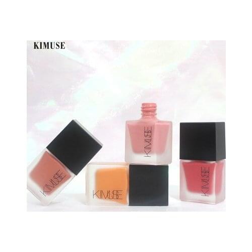 KIMUSE masked liquid monochrome blush nude make-up clear stereo Rouge natural matte repair cross border makeup Peach blush for