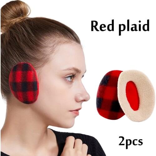 1 Pair Adult Women Men Winter Earbags Bandless Ear Warmers Keep Warm Earmuffs FIR Health Care Ear Cover Earmuffs Cover