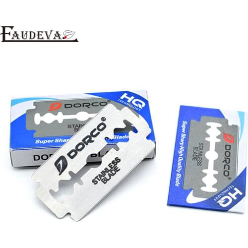 10pcs Razor Blades Double-sided Razor Blade Men Shaving Razor Shaver Manual Razor Blade Shaving Tool Sharp Thin Blade Face Care