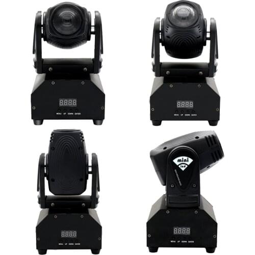 4 Pcs/lot LED Beam Mini Moving Head Light RGBW 10W Cree Led Lamp DMX 13 Channels DJ Light for Bar Home Party Club Wedding