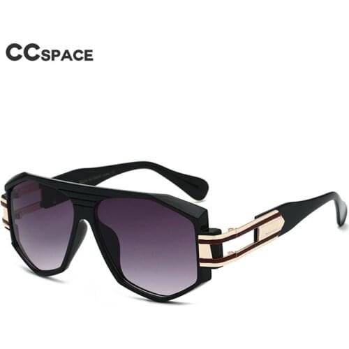 47624 Big Frame Retro Sunglasses Men Women Fashion Square Shades UV400 Vintage Glasses