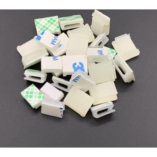 500PCS/1LOT FC-1/FC-2 3M Self-Adhesive Wire Clips Fixed Holder Cable Seat