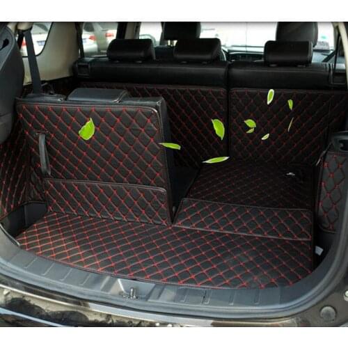 Car Custom Trunk Mats For SKODA KODIAQ 5 SEATS 2018 Waterproof Carpets Cargo Liner Interior Accessories car styling