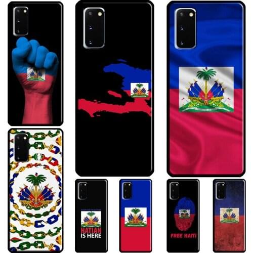 Haiti Haitian Flag Coque For Samsung Galaxy Note 20 Ultra Note 10 Plus S20 FE S21 Ultra S8 S9 S10 Plus Case