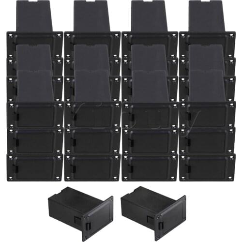 Yibuy Black 9V Guitar Battery Holder Active for Guitar Bass Pickup