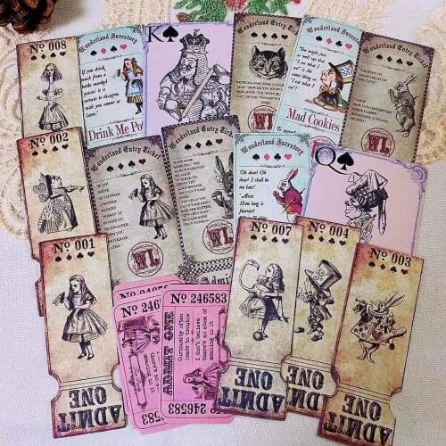 40PCS Vintage Fairy Tale Girl Rabbit sticker DIY scrapbook Junk Journal base collage mobile phone gift seal decoration