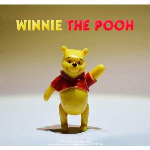 Disney Winnie the Pooh 6cm Action Figure Anime Decoration Collection Figurine mini doll Toy model for children gift