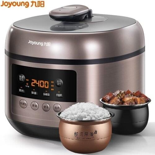 Joyoung Electric pressure cooker intelligent reservation large capacity 5L~6L double gallbladder