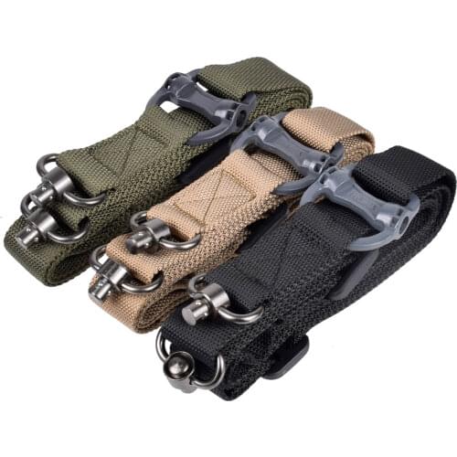 Gen 2 Points Adjustable MS4 Dual QD Tactical Rifle Sling Hunting Nylon Gun Strap Tactical Mount Safety Gun Straps