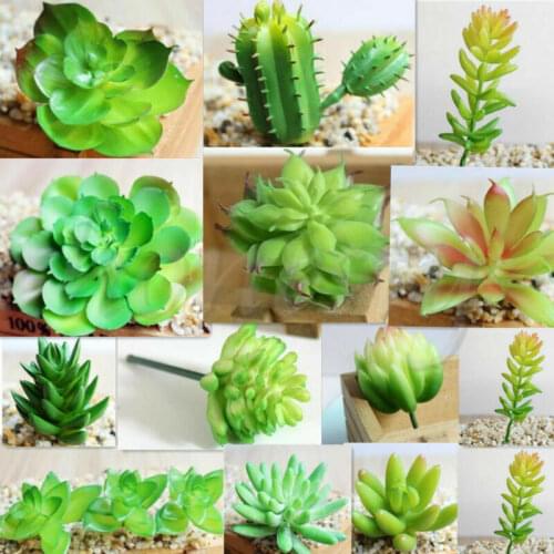 1pc Fake Artificial Office Mini Foliage Succulents Landscape Cactus Home Decor