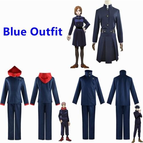 Jujutsu Kaisen Cosplay Costume Jujutsu Kaisen Yuji Itadori Nobara Kugisaki Megumi Fushiguro Ryomen Sukuna Kimono Uniform Wigs
