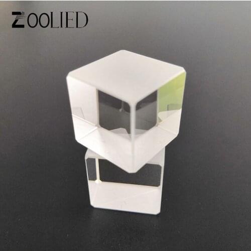 Laser Level Cube Prism for Beam 20*20*20mm Glass Prism Lense Reflection Combine Cube Prism for photo