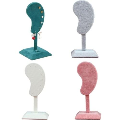 Fashion Earring Display Stand Multi-color Earring Holder Ear-shaped Storage Rack T84A