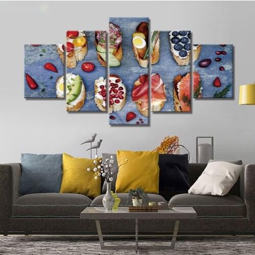 5 pcs painting rhinestones diamond painting Kitchen cake food diamond mosaic 3d diy Embroidery beads 3d picture for living room