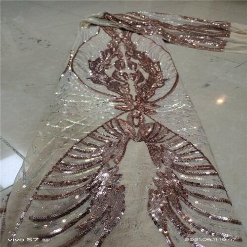 Nigerian Lace Fabrics African Lace Fabric 2021 High Quality Lace with Sequin French Lace Fabric for Dress latest Net Lace XBN232