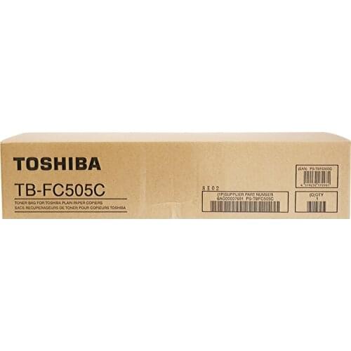 Original waste toner bag 6AG00007691 TB-FC505C for Toshiba 2555C/3055C/3555C/4555C/5055C/2505AC/3005AC/3505AC/2515AC/5015AC