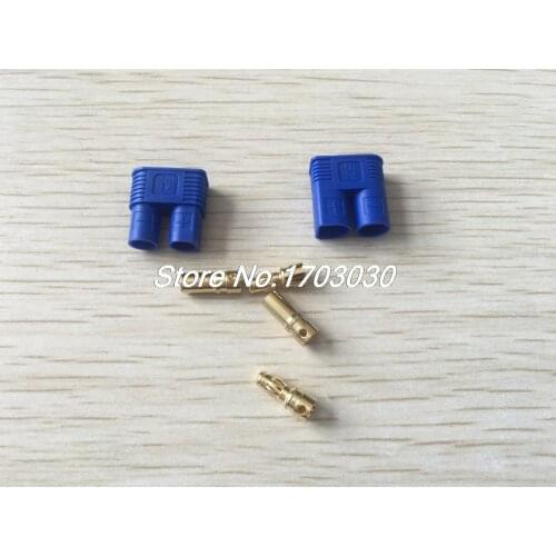 Pair EC3 3.5mm M/F Bullet Adapter Connector Plug 60A for RC Model LiPo Battery