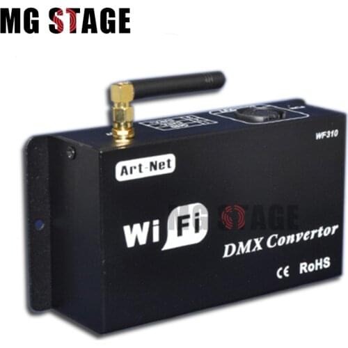 Stage equipment WIFI310 LED DMX512 signal controller Art-Net DMX512 communication protolcol DC12V Wifi converter for dj disco