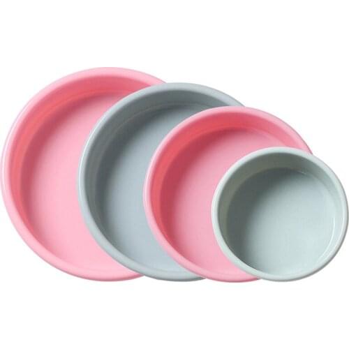Silicone Layered Cake Mold Round Shape Bread Baking Tray Toast Bread Mold Cake Tray Mould Non-Stick Baking Tools