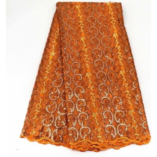 SJ Lace Latest teal tulle African Embroidery Tulle Lace Fabric 2021 High Quality French Net Lace Fabric With Sequins gx2-13