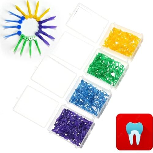100pcs/box Dental Disposable Wedge with Hole All 4 Sizes Dentist Materials Dentistry Lab Instrument Teeth Wedge Dental Tools