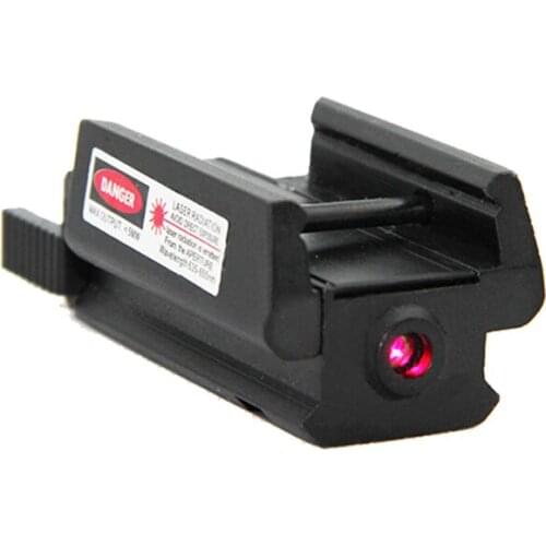 Tactiacl Red Laser Compact Pistol Weaver Rail Red Dot Laser Sight