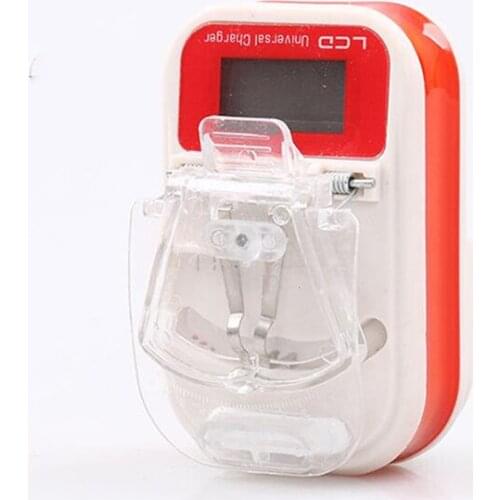 Universal Battery USB Charger with LCD Indicator Screen US / EU Plug charging adapter For Android smart Cell Phones Battery