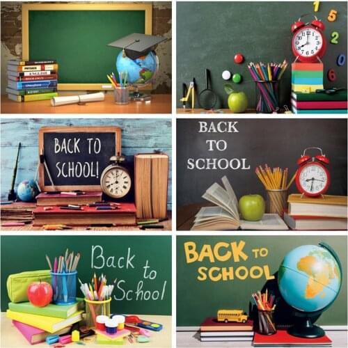 Yeele Back To School Pen Book Blackboard Children Vinyl Photography Backdrops Photographic Background For Photo Studio Shoot