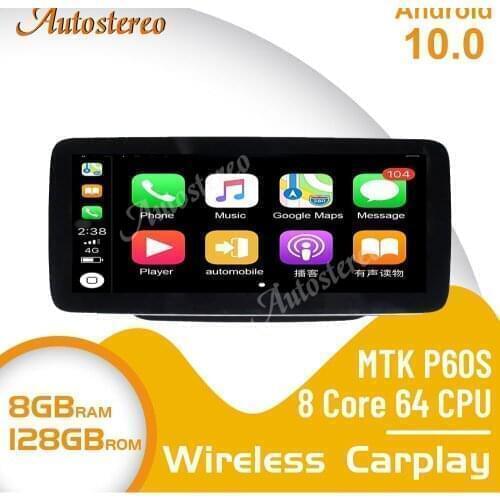 12.3" 1920 720 Android 10.0 128GB For Mercede Benz B W246 2013-2019 Car GPS Navigation AutoStereo Multimedia Radio Tape Recorder