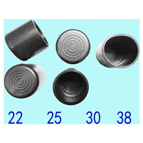 22mm Round cover Cap pipe tube table leg feet pad, 7/8 Inch medical walking stick chair desk anti slip wood furniture anti slip