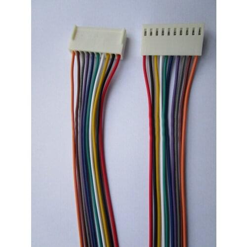 400 Pcs 2510 Pitch 2.54mm 10 Pin Female Connector with 26AWG 300mm Leads Cable